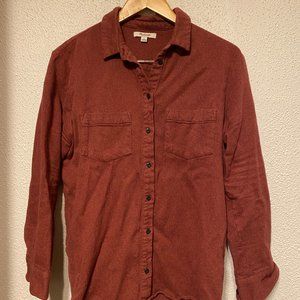 Madewell Flannel Shirt/Tunic with Pockets